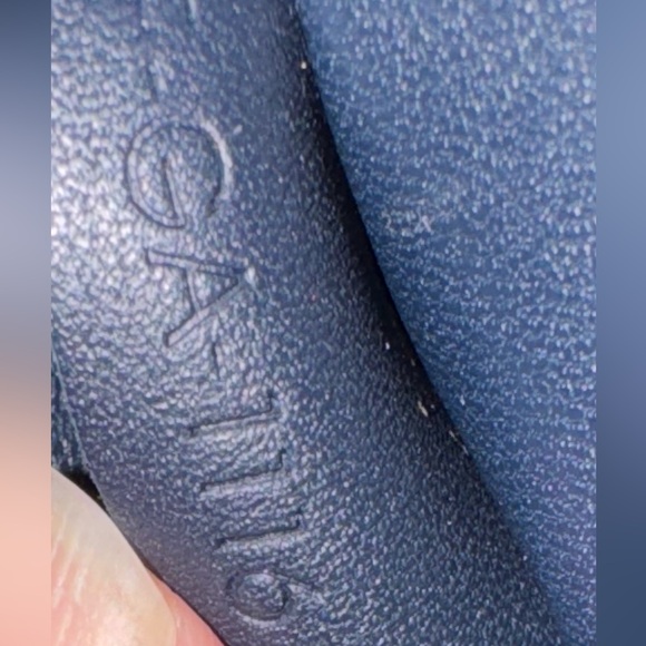 Celine Navy Blue Leather Pheobe Pillow Women's Bag - Picture 7 of 7